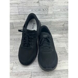 Kizik Lima HandsFree Black Sneakers Mens 13 Wide Womens 14.5 Wide DLIMBK02-2E